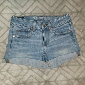 American Eagle Midi Jean Shorts